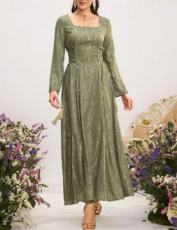 Rochie lunga SHEIN, verde