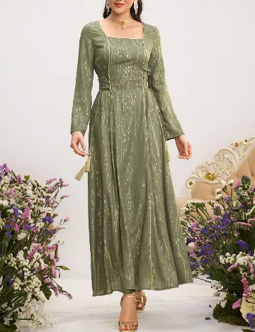 Rochie lunga SHEIN, verde