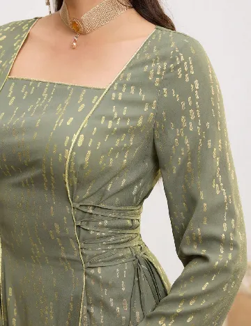 Rochie lunga SHEIN, verde
