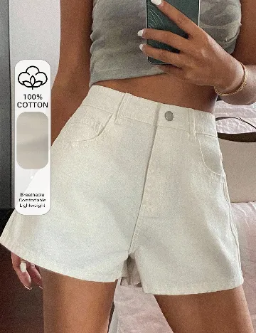 Pantaloni scurti Dazy, alb