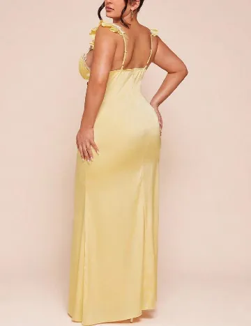 Rochie lunga SHEIN CURVE, galben