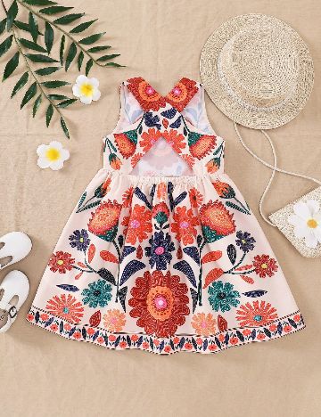 Rochie Shein Kids, floral print