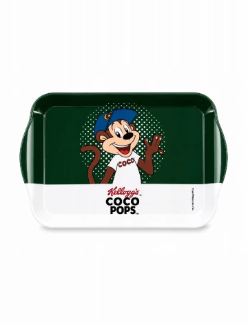 Mini tavă Kellogg's, verde/alb