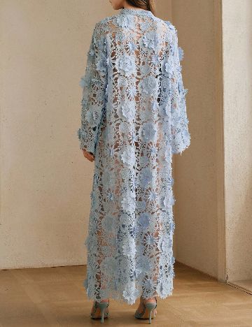 Rochie lunga Anewsta, albastru