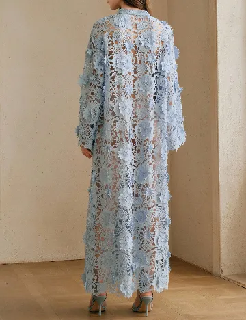 Rochie lunga Anewsta, albastru