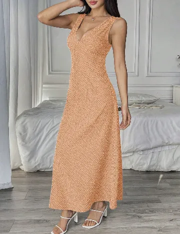Rochie lunga SHEIN, portocaliu