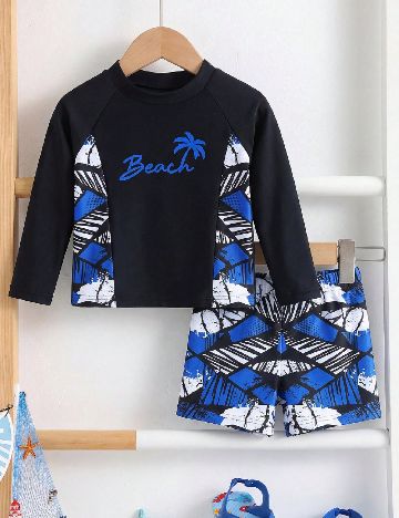 Costum de baie Shein Kids, mix culori