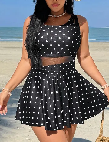 Rochie de plaja SHEIN CURVE, negru
