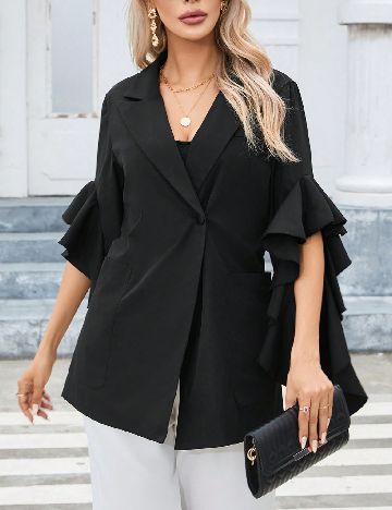 Sacou SHEIN, negru