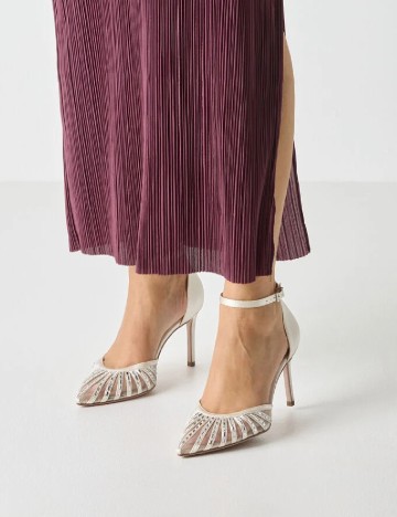 Pantofi Tamaris, ecru