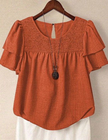 Bluza SHEIN CURVE, maro