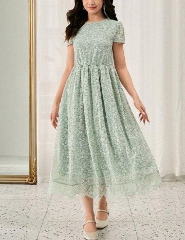 Rochie Shein Kids, verde