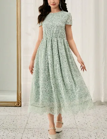 Rochie Shein Kids, verde