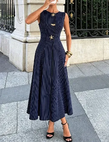 Rochie medie SHEIN, bleumarin