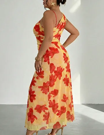 Rochie medie SHEIN CURVE, floral print