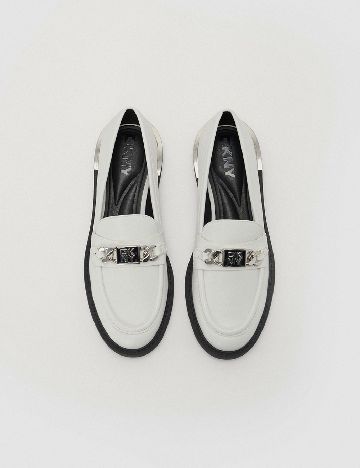 Mocasini DKNY, ecru