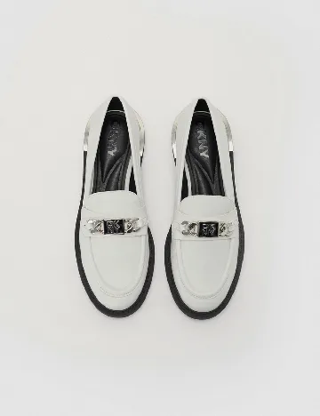 Mocasini DKNY, ecru