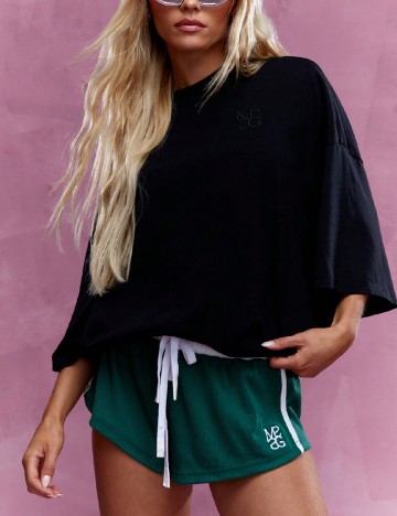 Tricou Oversize Missguided, negru