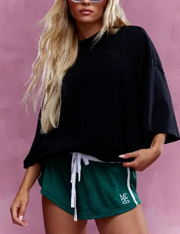 Tricou Oversize Missguided, negru