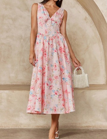 Rochie medie SHEIN, roz