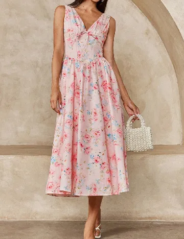 Rochie medie SHEIN, roz