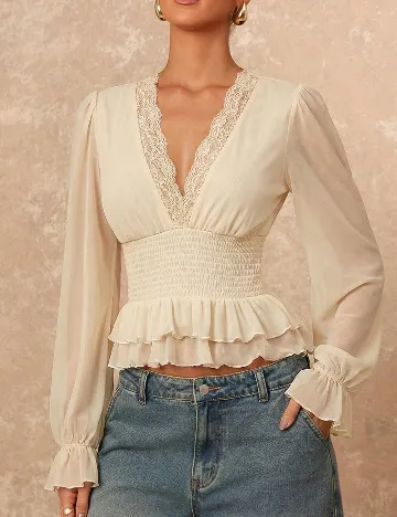 Bluza SHEIN, crem