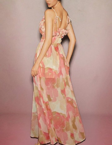 Rochie lunga Haute, mix culori