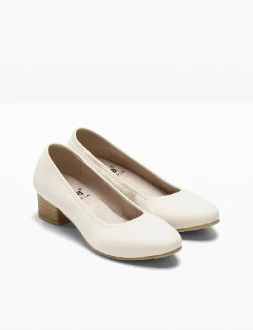 Pantofi Jana, crem