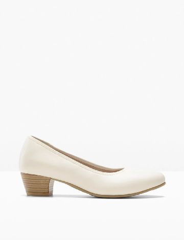 Pantofi Jana, crem