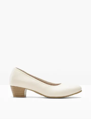 Pantofi Jana, crem