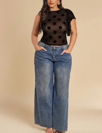 Top SHEIN, negru