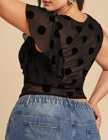 Top SHEIN, negru