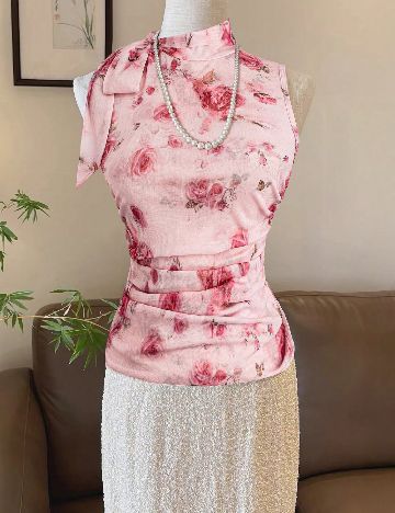 Top SHEIN CURVE, roz