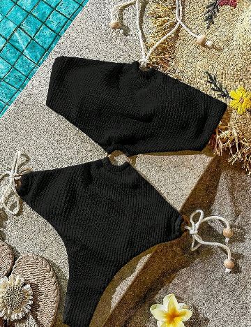 Costum de baie SHEIN, negru