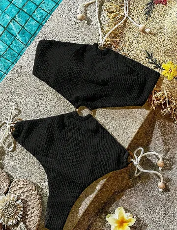 Costum de baie SHEIN, negru