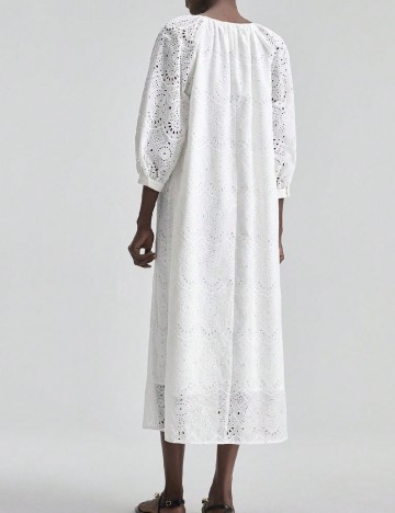 Rochie medie Ontre, alb
