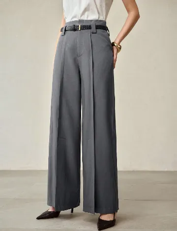 Pantaloni MOTF, gri
