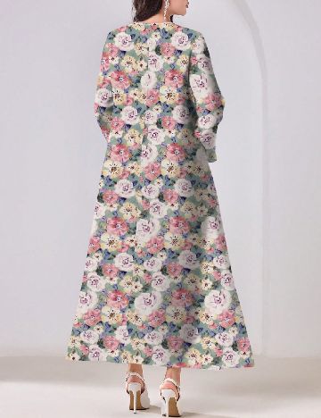 Rochie lunga SHEIN, floral print
