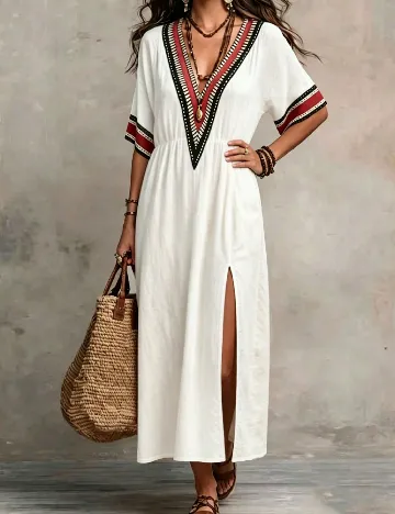 Rochie lunga SHEIN, alb