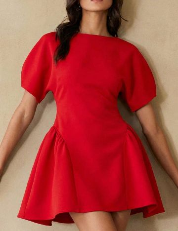 Rochie scurta SHEIN, rosu