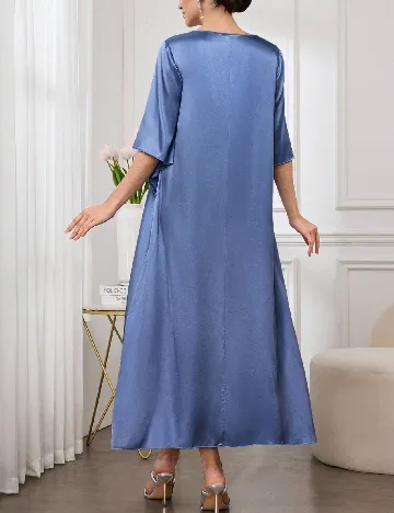 Rochie medie SHEIN, albastru