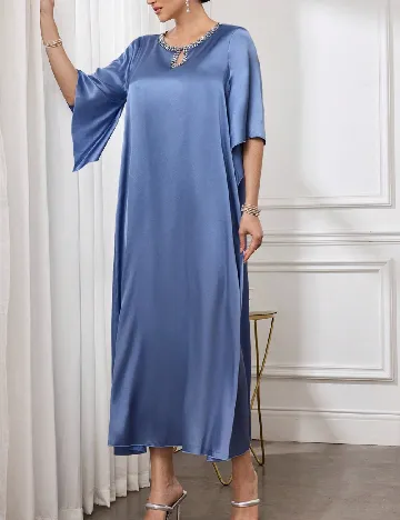 Rochie medie SHEIN, albastru
