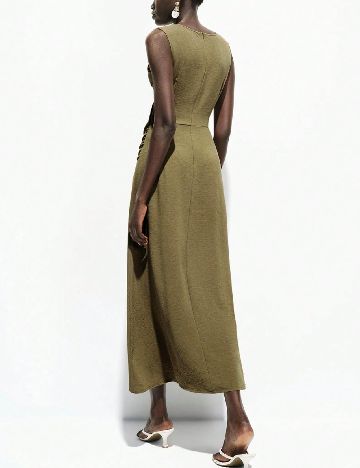 Rochie medie SHEIN, verde