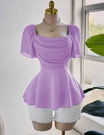 Bluza SHEIN CURVE, mov