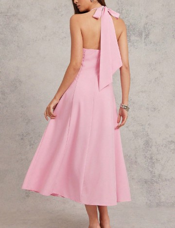 Rochie medie L Amorae, roz