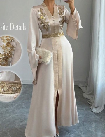 Rochie lunga SHEIN, crem