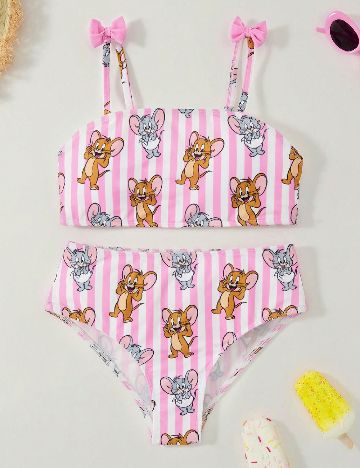 Costum de baie Shein Kids, mix culori