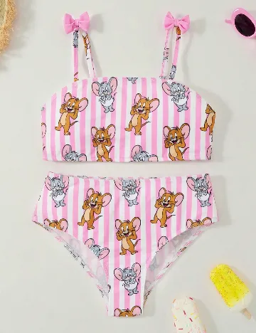 Costum de baie Shein Kids, mix culori