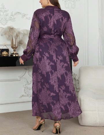Rochie lunga SHEIN CURVE, mov