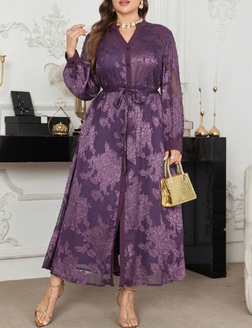 Rochie lunga SHEIN CURVE, mov